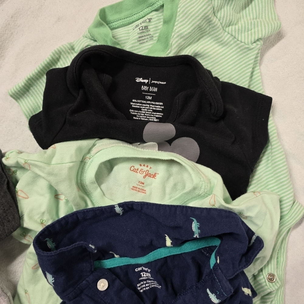 Baby boys size 12 months summer clothing bundle of 7 - Picture 4 of 5